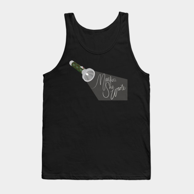 Murder Flashlight Tank Top by Maddy Young